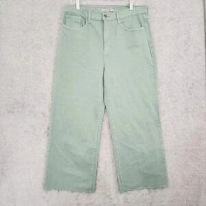 Joes Jeans Wide Leg High-Rise Thyme Jean Raw hem Size 33   8CT
